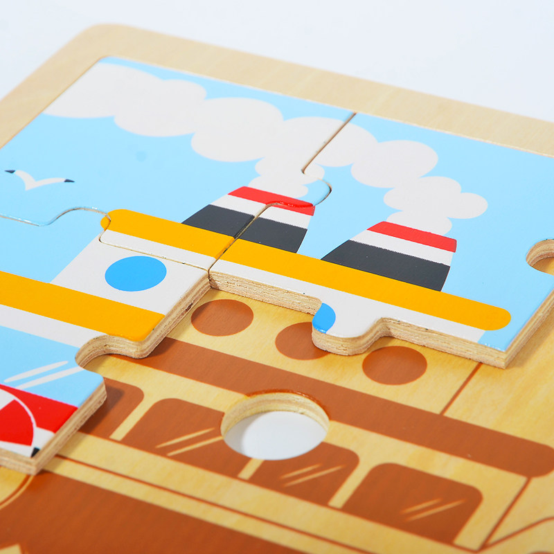 男女女孩益智拼图玩具123周岁宝宝幼儿园颗粒拼图