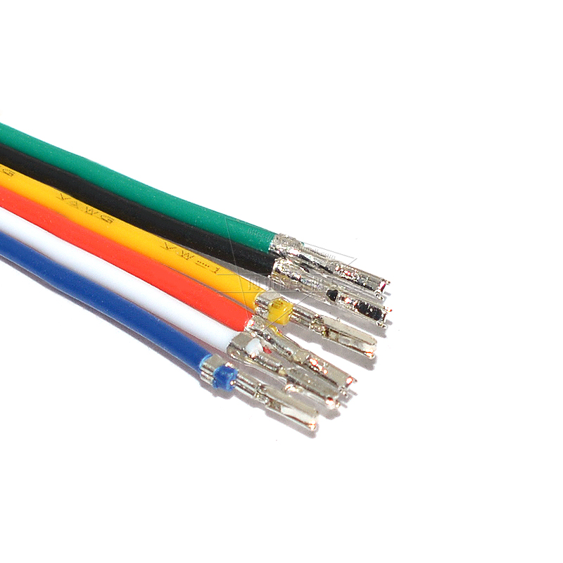 gh125端子线双头簧片电子线20cm连接器插头胶壳线材连接线