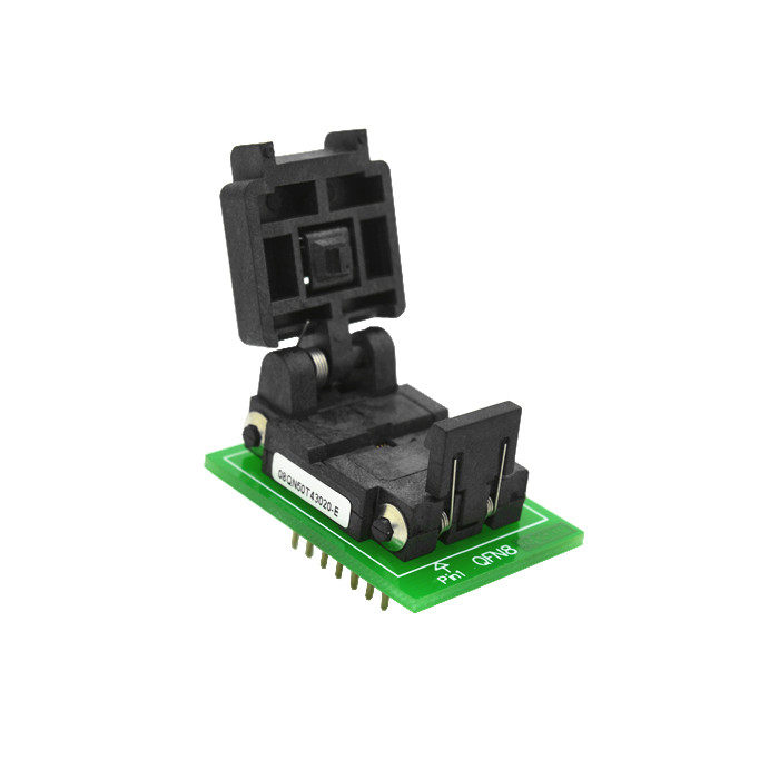 wsonqfndfn8烧录座3mm05脚距转换烧写适配器socket连接器