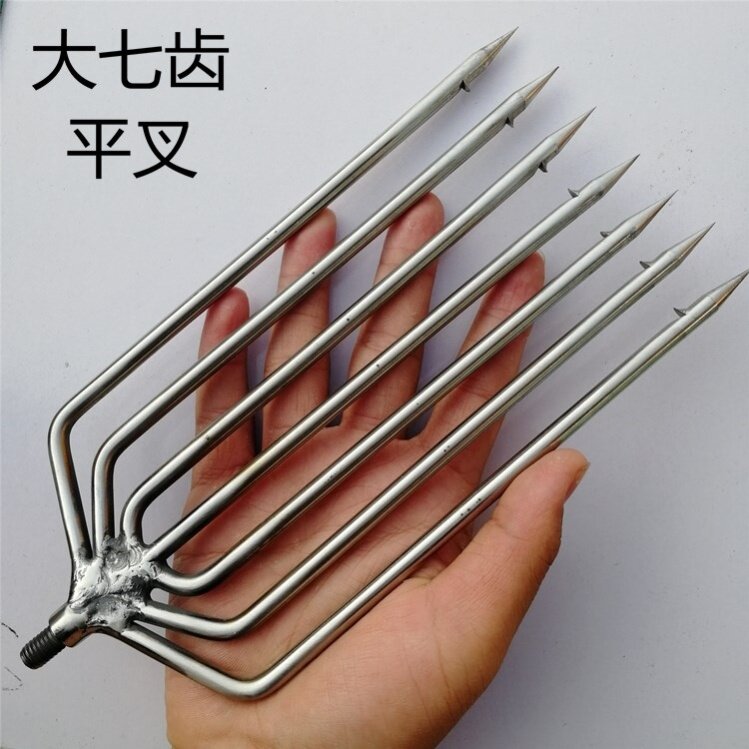 鱼叉老式泥鳅不锈钢头超硬插叉子多功能神器伸缩其他垂钓用品