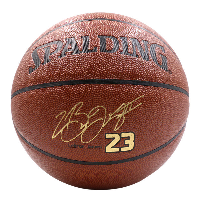spalding斯伯丁新款詹姆斯签名款室内室外7号篮球nba篮球76-455y