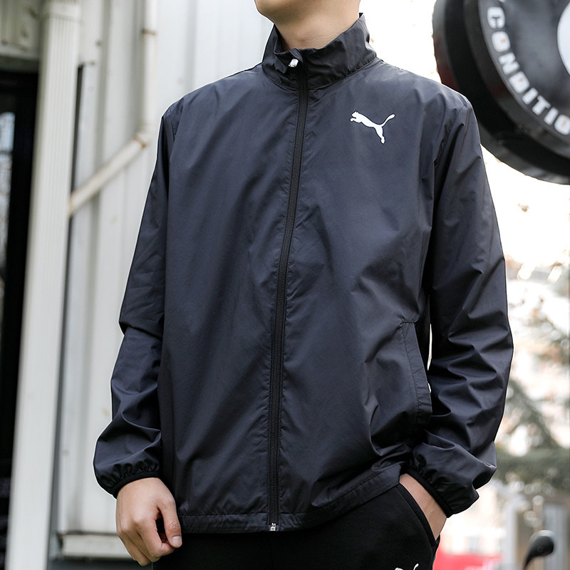 puma彪马官网外套男装2021春季新款运动服跑步运动茄克