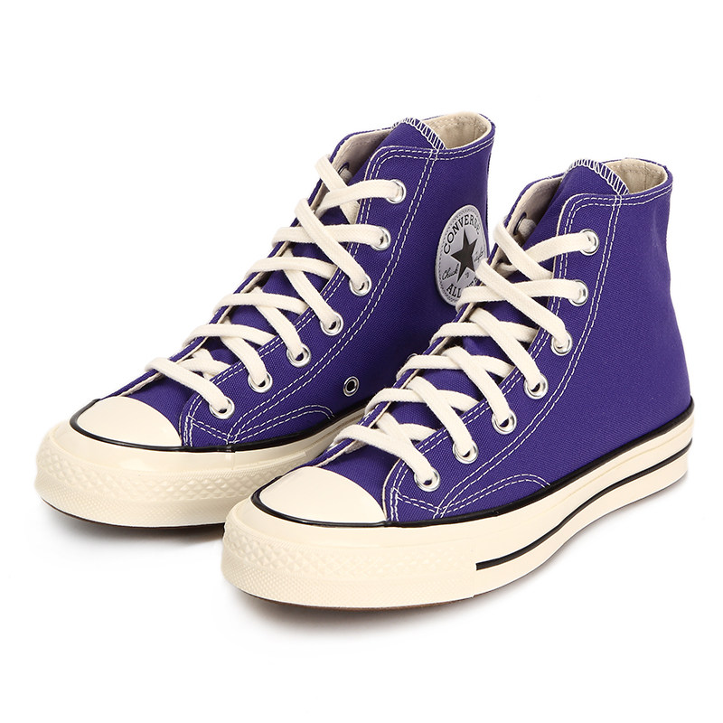 converse匡威官方旗舰店女鞋秋春新款1970s紫色高帮帆布鞋170550