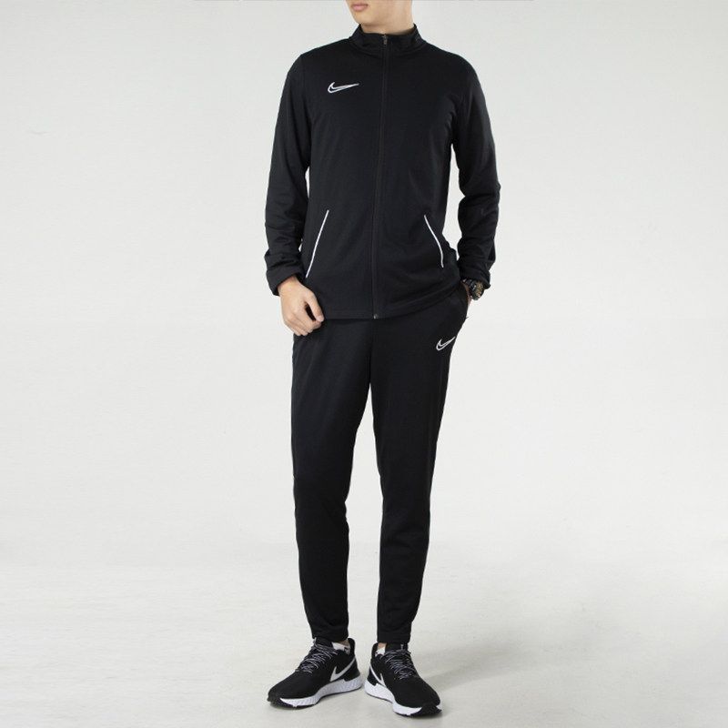 nike耐克套装男2021冬季新款运动服立领足球训练男士休闲装cw6132