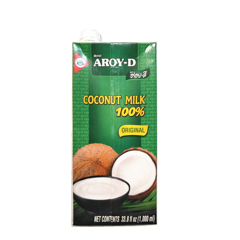 越南aroy 奶茶原料商用火锅椰浆底料 d安来利椰浆1l 椰奶港式 12瓶