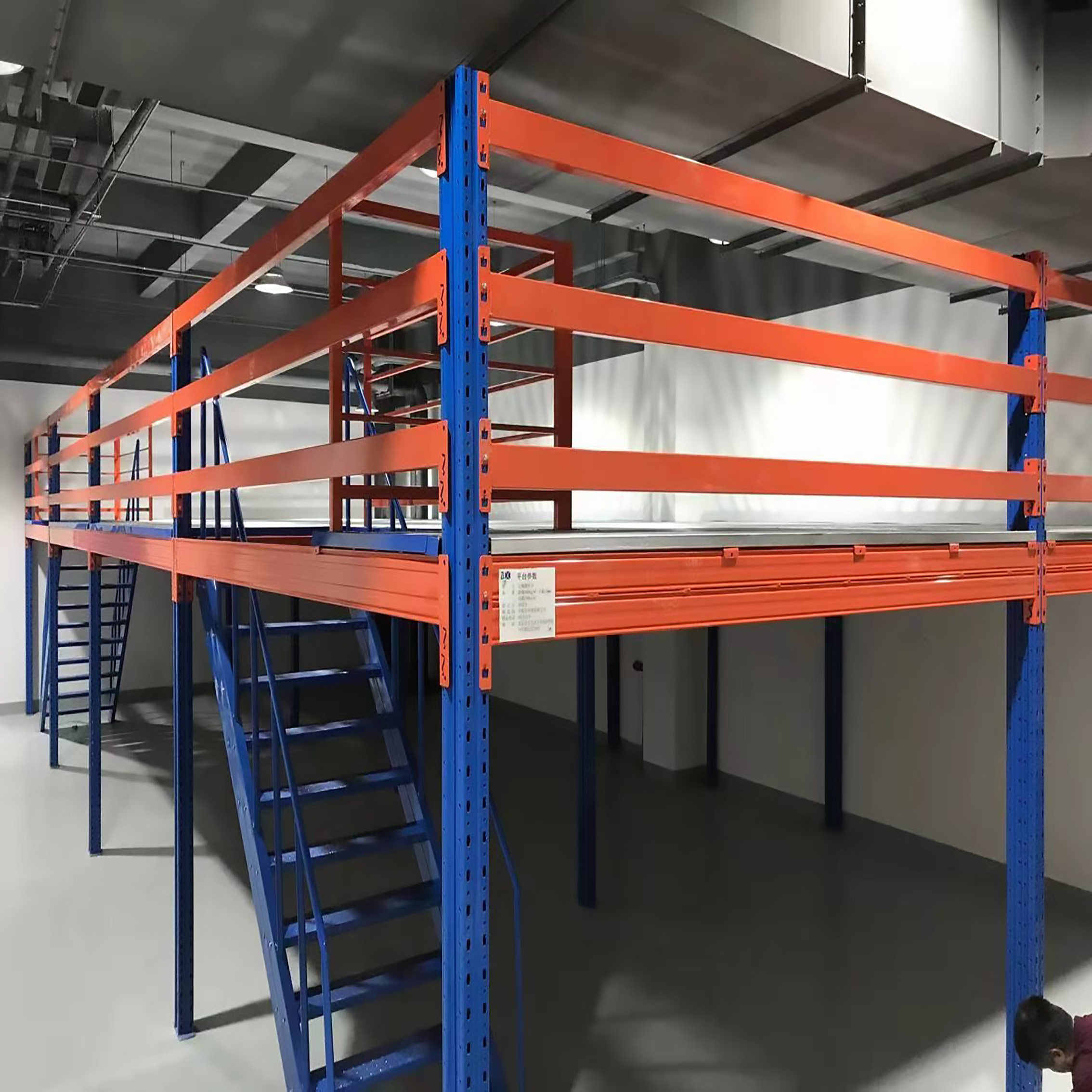 平台北京钢结构库房搭建阁楼定制重型平台式货架阁楼货架