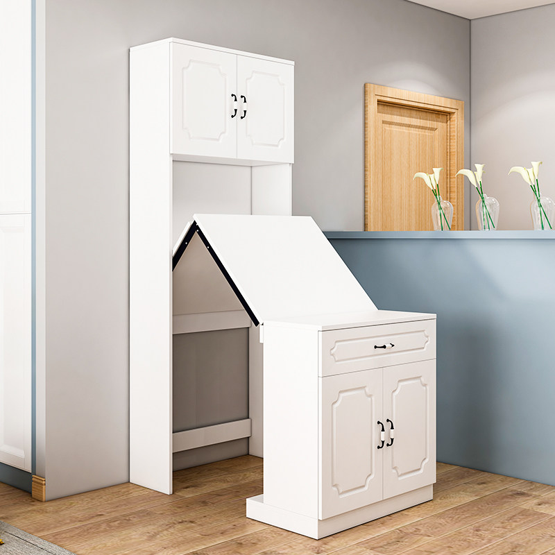 简约现代小户型隐形桌子家用多功能可折叠伸缩抽拉餐桌餐椅组合