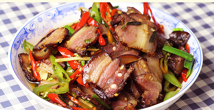 湘西五花腊肉 湖南特产农家自制土特产 香肠柴火烟熏肉500g赛四川