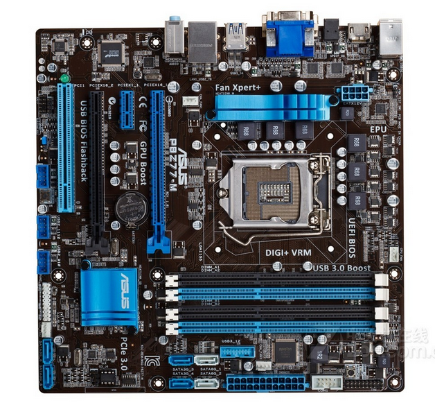 asus华硕p8z77m主板1155针支持i321203220i53470i7主板