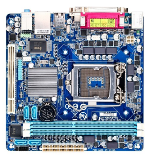 技嘉h61n-d2v主板mini1155itx支持i32120i33220i53470i73770k主板