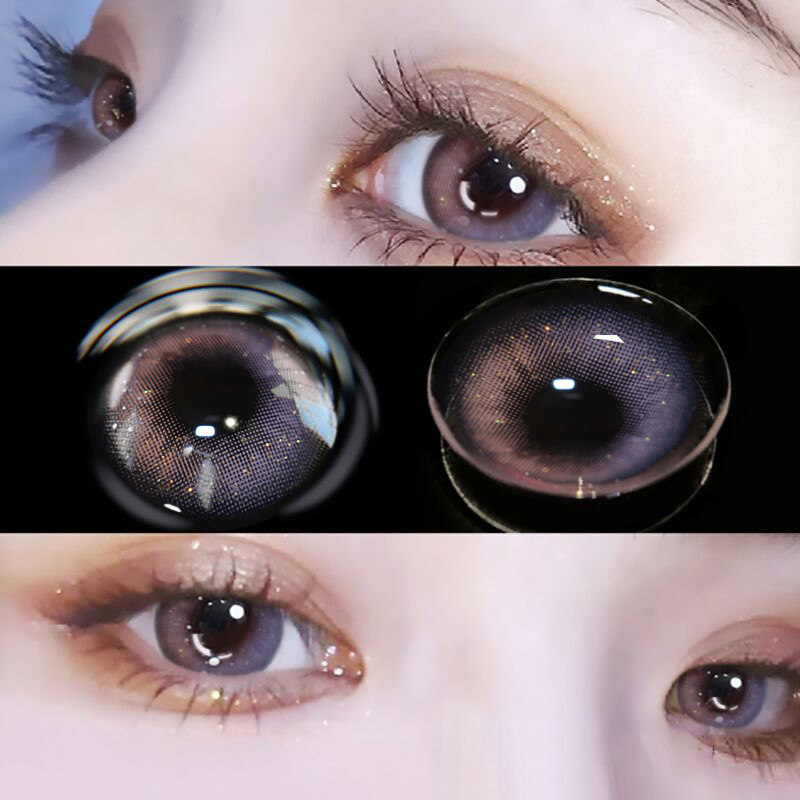 乌云蓝色混血美瞳日抛直径30片一次性utour正大彩色隐形眼镜