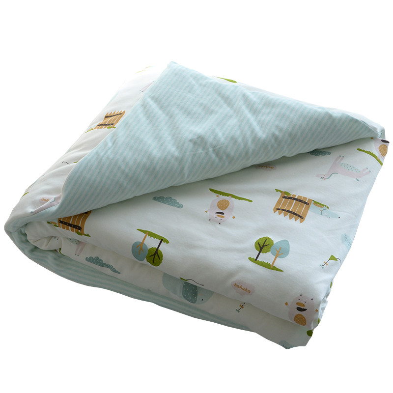 2 1.5 纯棉婴儿新生儿抱春秋被套单件针织 定做小被罩 - bbcozy