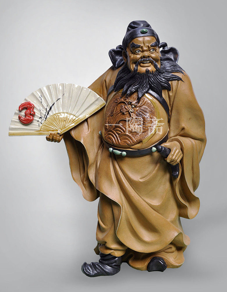 陶瓷陶瓷工艺工艺品石湾公仔精品摆件佛像钟馗辟邪镇宅引摆件