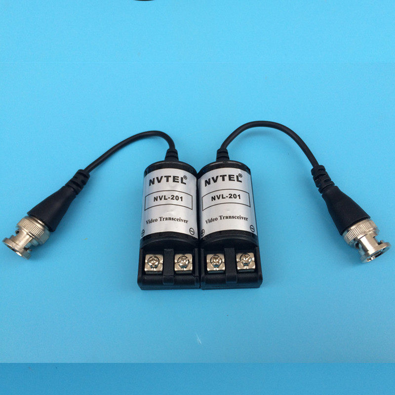 监控无源双绞线传输器bnc网线接头双胶视频收发器监控器材配件