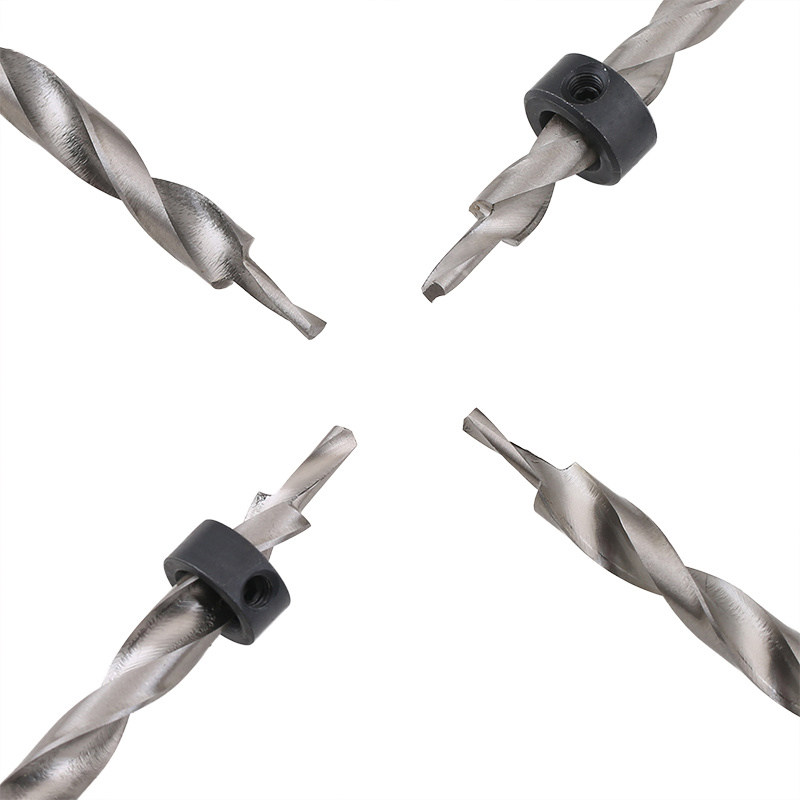 钻头高速钢木工斜孔定位器开孔台阶二阶麻花9mm麻花钻