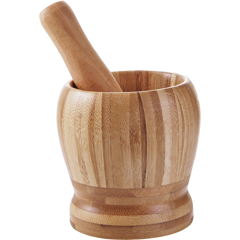 优思居 楠竹捣蒜器 厨房diy手动研磨器蒜泥器家用竹制工具捣碎器