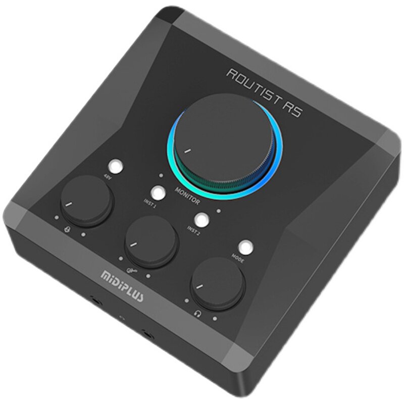 midiplusrs新款usb外置声卡otg直连手机直播声卡