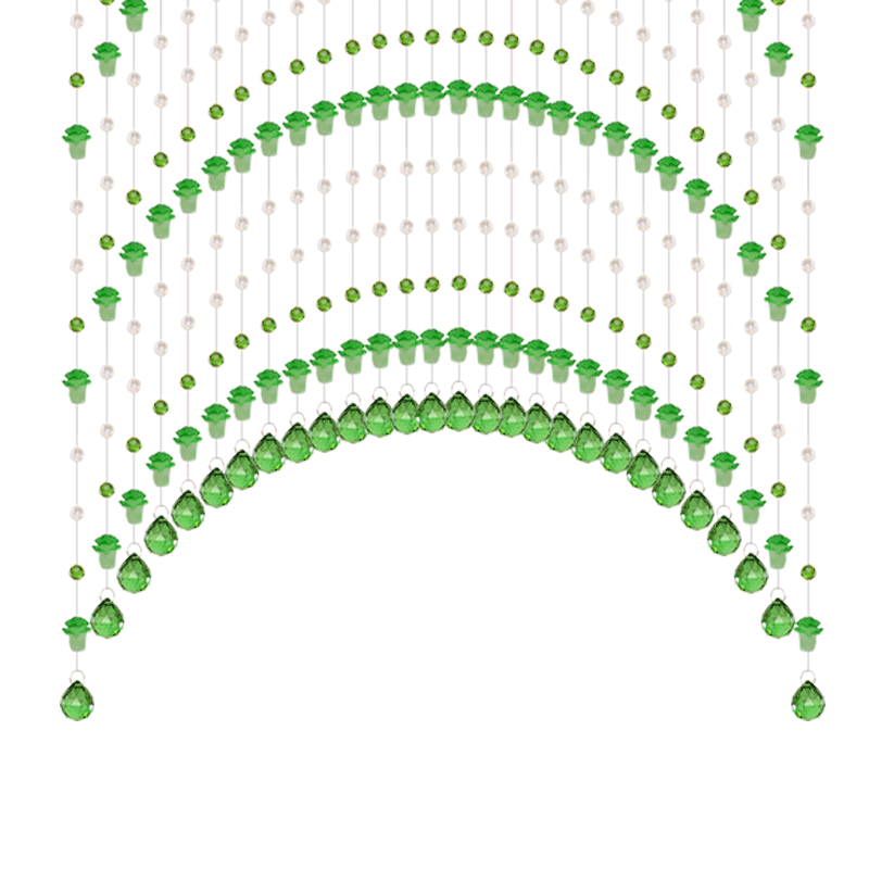 水晶珠帘客厅餐厅过道玄关隔断卧室厕所风水珠帘