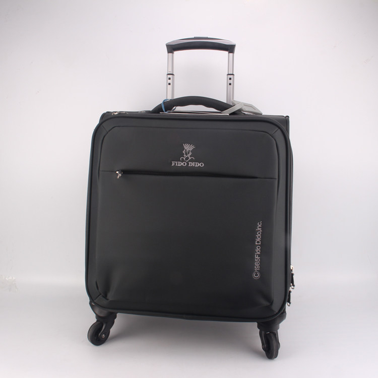 fidodido菲都狄都新款拉杆箱男女商务16寸小方方形旅行箱