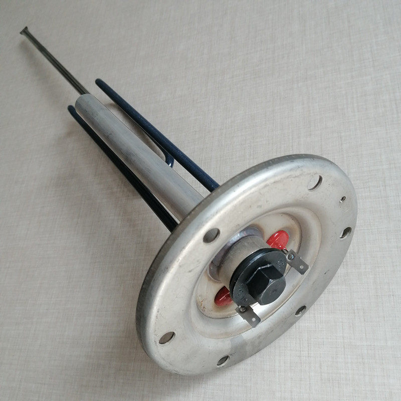 沐阳加热法兰盘六孔中科热水器太阳能壁挂分体阳台电热管