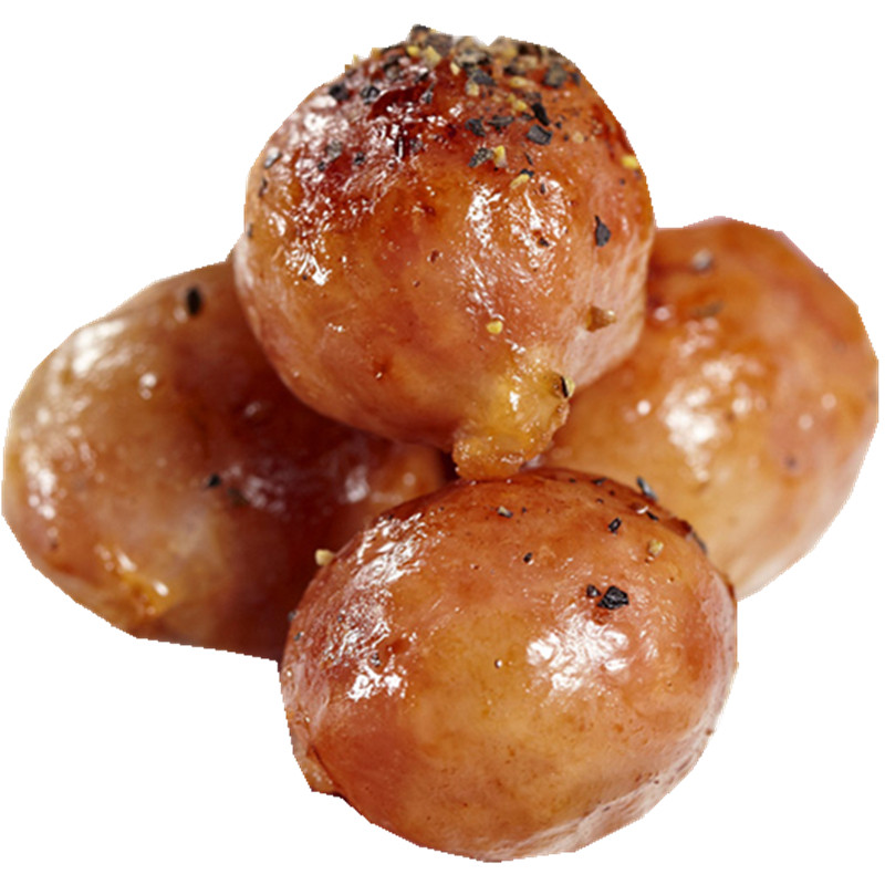 香肠红炉台湾台式黑胡椒儿童小香一口香肠