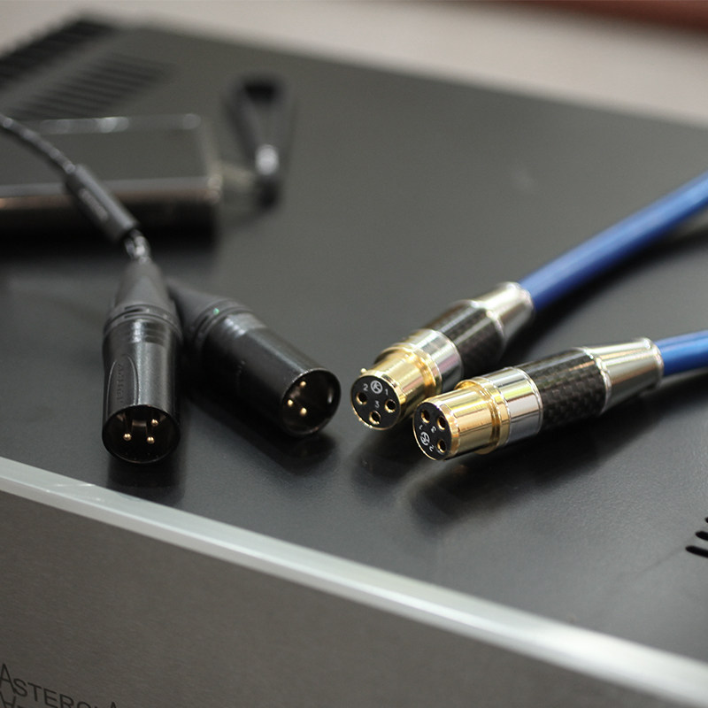 平衡插头zephone转双xlr播放器功放转接接线线材
