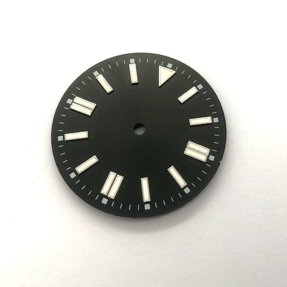 手表配件28.5mm表盘适合nh35nh36eta2836miyota8215夜光配件