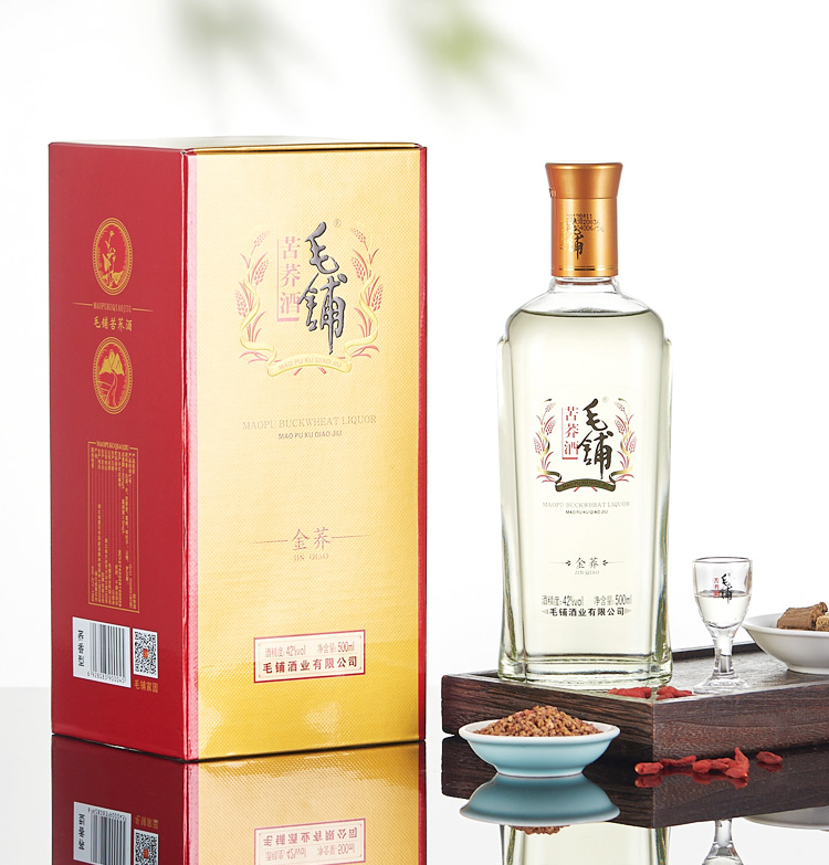 毛铺苦荞酒金荞500ml6瓶整箱42度白酒正品保证白酒