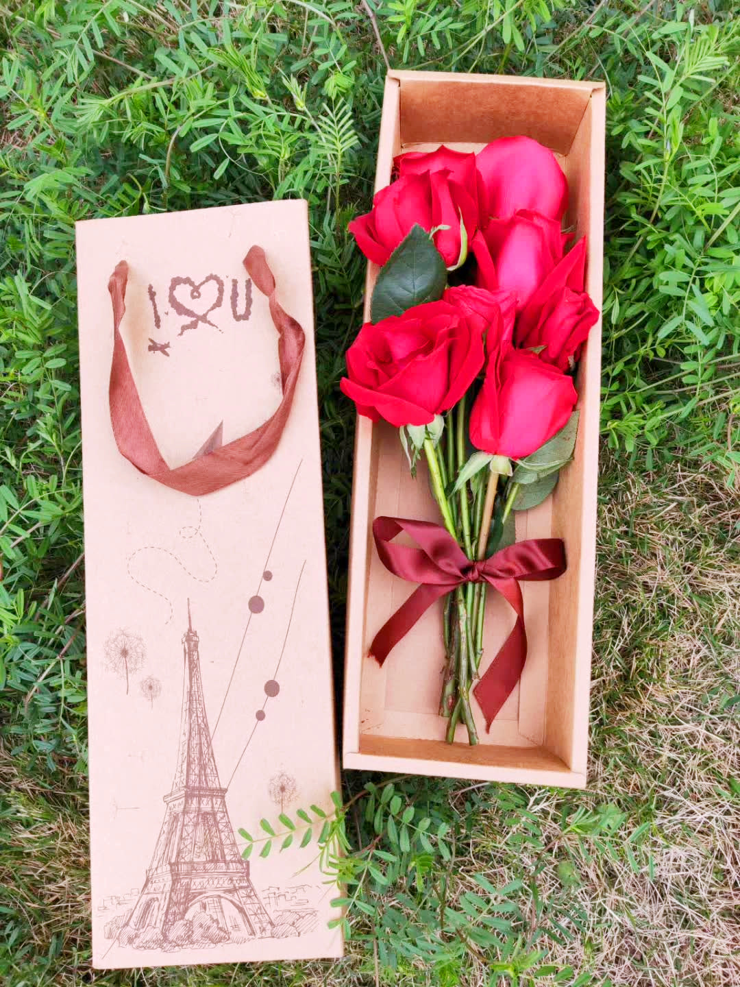 教你简单的包装漂亮的玫瑰花花束 DIY实用小技能(2)（心形盒子折纸步骤图解） - 有点网 - 好手艺