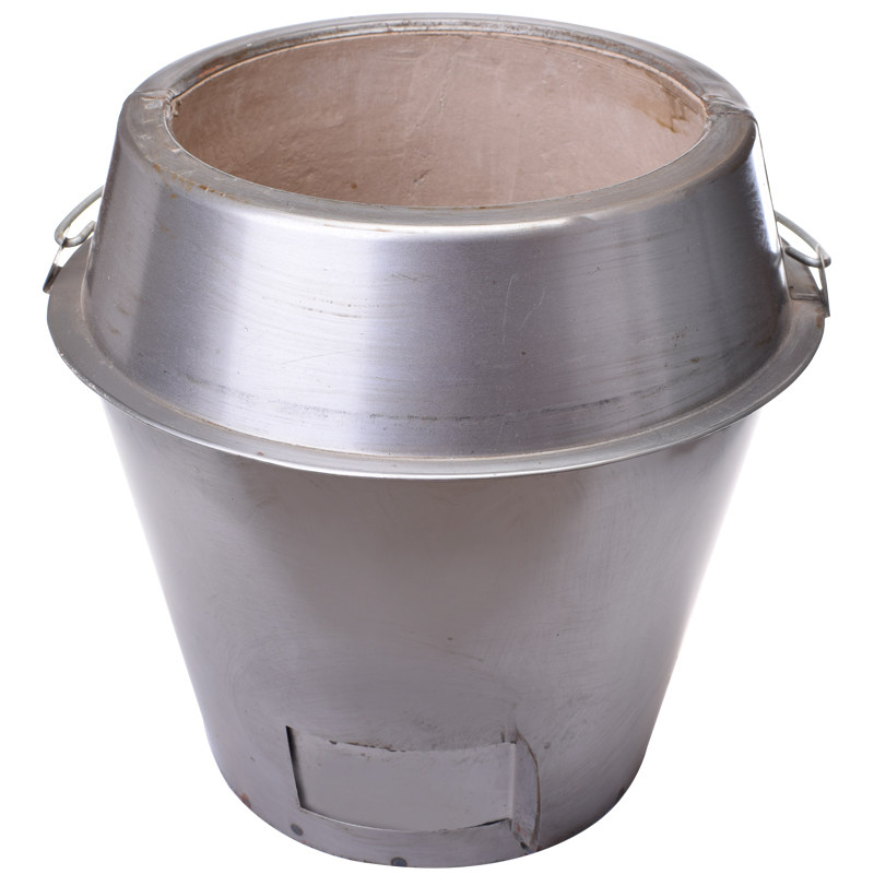 炉胆世厨8090通用耐火烤鸭炉芯加厚铸铁隔网烧烤炉