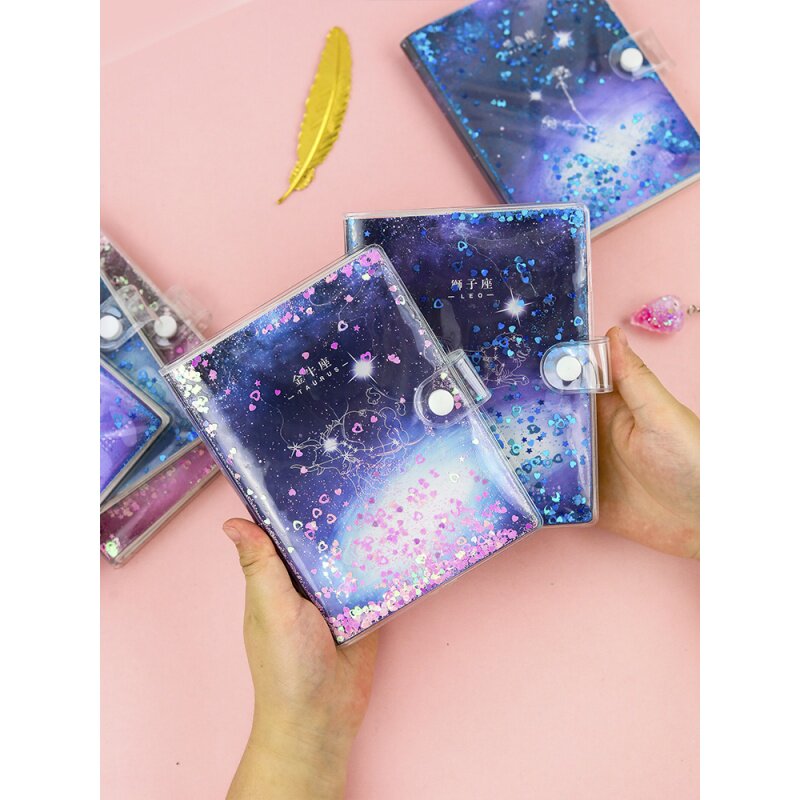 狮子座账本流沙十二星座套装怦然心动如梦之梦文艺小清新日记本
