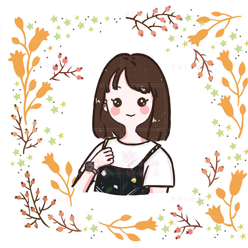 huatu/画图进入店铺紫萱工作室 手绘头像插画漫画画图q版卡通去购买