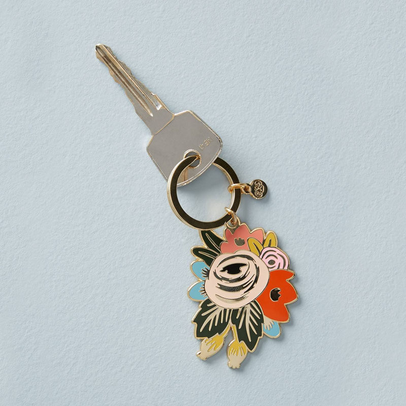 钥匙圈美国riflepaper进口钥匙扣复古精美搭配钥匙扣