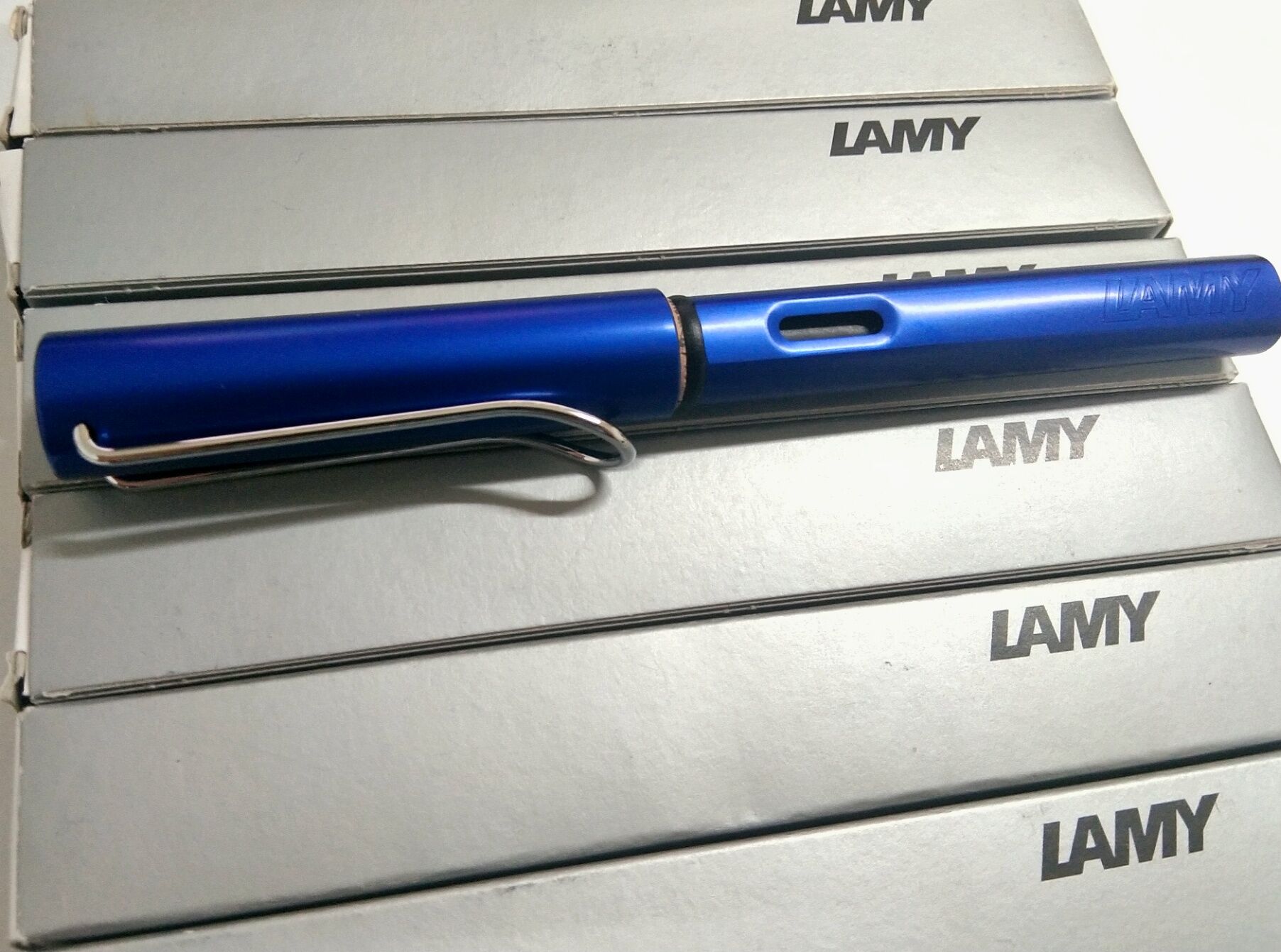 钢笔lamy德国原装凌美恒星系列蓝色alstarf书法钢笔