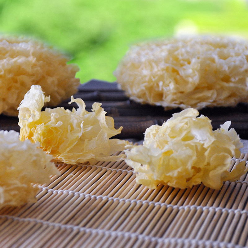银耳无根朵片包邮古田农家白木耳花片雪耳碎200g袋装无硫自种