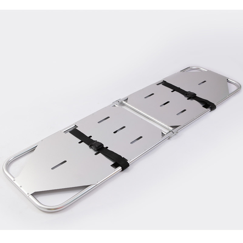 欧美铲式担架救护车铝合金折叠担架床医用急救担架骨折担架硬担架