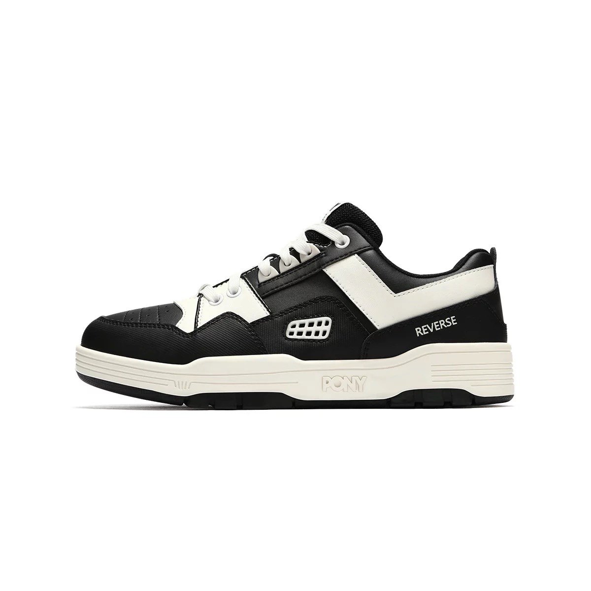 pony波尼春季男女情侣低帮运动板鞋reverse篮球板鞋