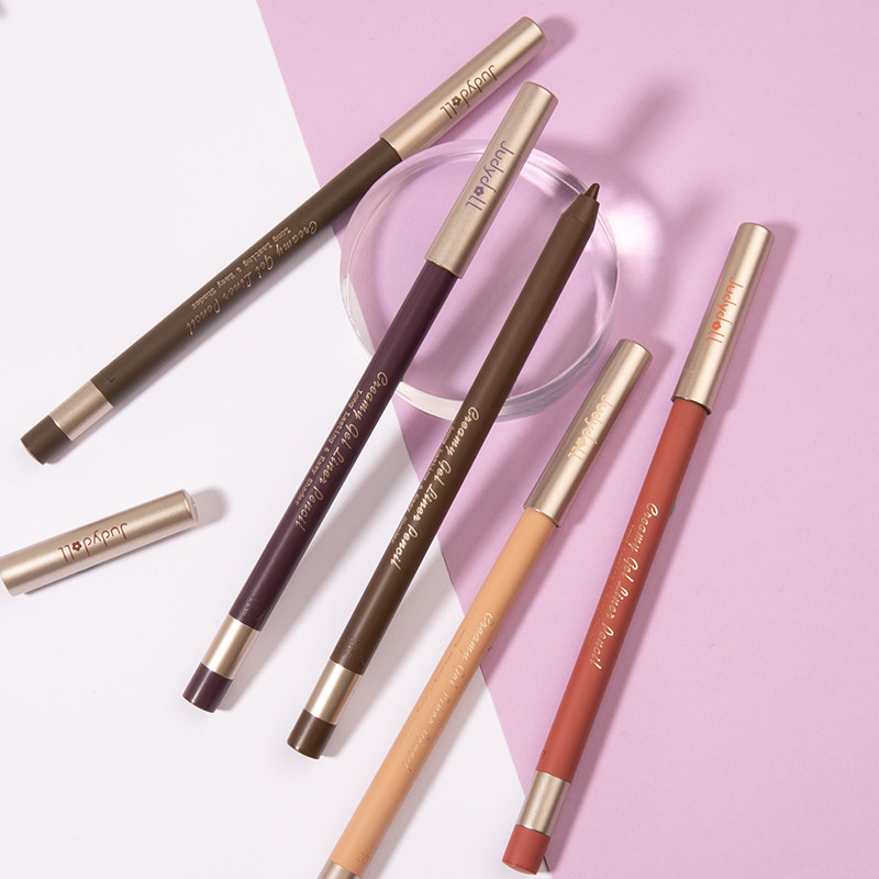 橘朵眼线胶卧蚕笔白色液膏高光防水眼妆珠光眼线