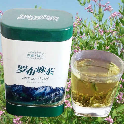 新疆特产野生红麻新芽罗布麻特级正品调压三高养生茶