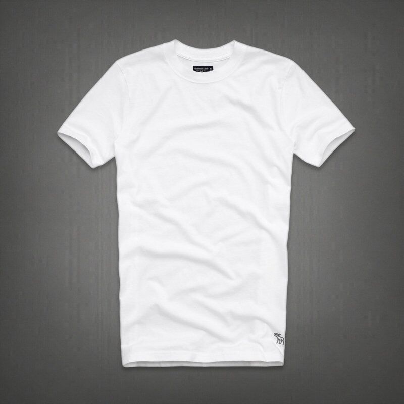 Abercrombie＆Fitch男装 潮牌标识款潮流短袖T恤男 af纯棉男T现货