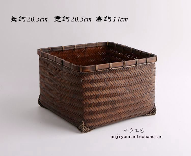 收纳精品手工竹编箩筐竹篮篮子竹筐筐子碳篓竹编