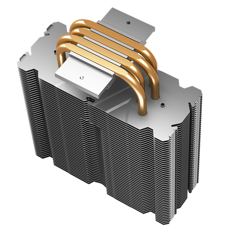 九州风神玄冰400 cpu散热器主机风扇铜管1155静音amd台式电脑am4