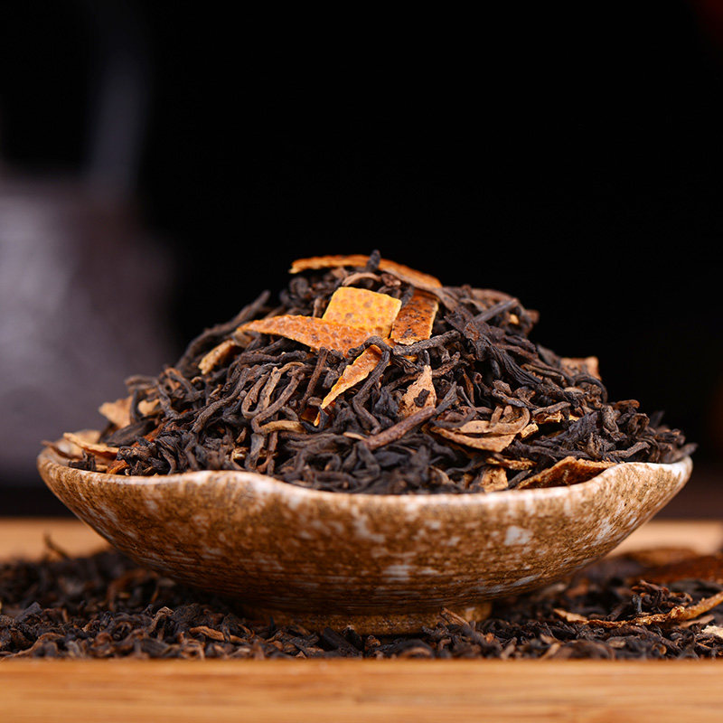 新会柑普普洱茶熟茶特级小青柑红散装茶叶陈皮普洱