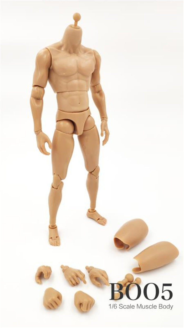 兵人宽肩人头6男适合bodyb005模型素体肌肉兵人专区