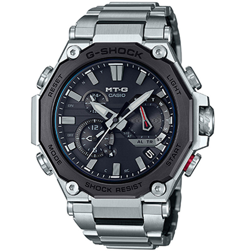 卡西欧手表mtgb2000d1axmgbd1a4钢铁之心太阳能蓝牙电波日韩腕表