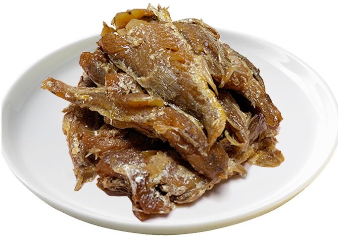 北戴河黄花鱼军铁鱼罐头应急储备速食食品开罐即食中段腌制军工粮