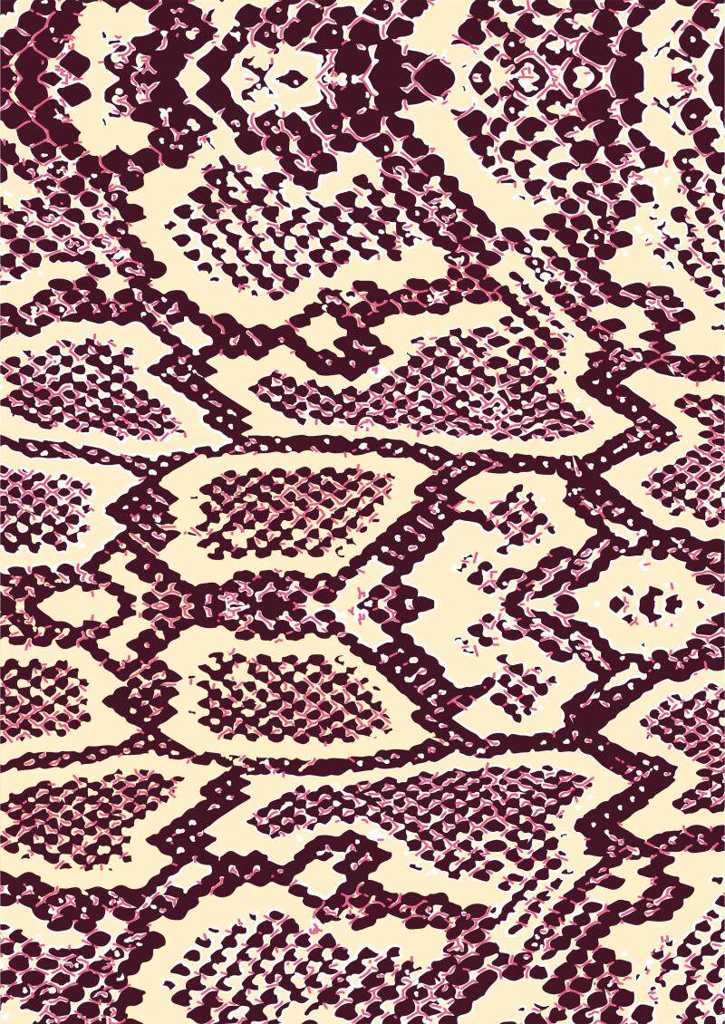 816野兽纹路豹纹蟒蛇纹路花型设计素材ai cdr矢量图面料印花图案