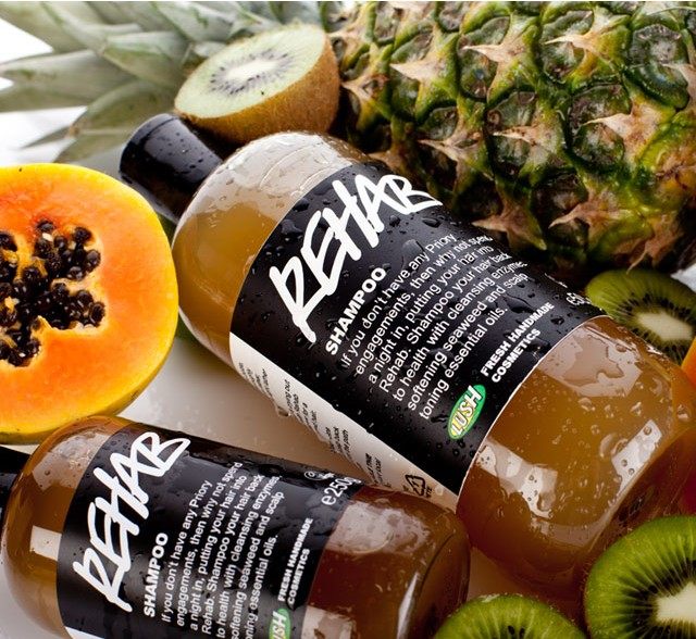 网红热荐!英国 lush 露诗 rehab 杂果宾治防脱发洗发露 生发