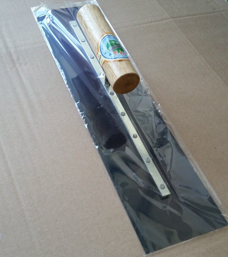 神匠环氧地坪自流流平工具镘刀锯齿平口刮刀抹泥抹泥刀