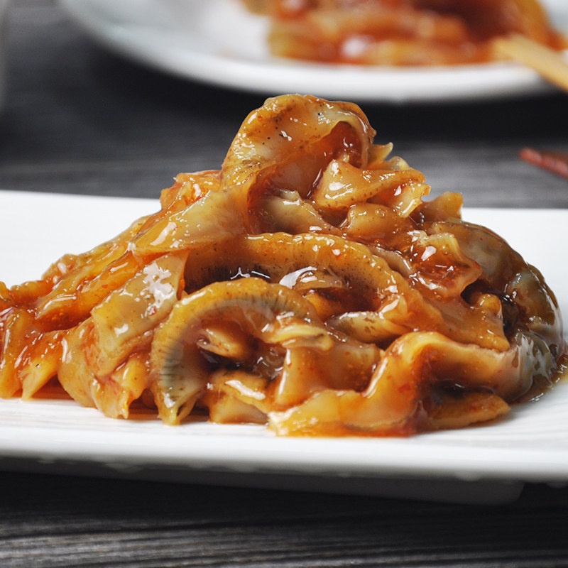 扇贝韩式裙边1kg海鲜凉菜即食小菜日韩料理贝类制品